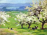 Edward Henry Potthast Wall Art - Springtime